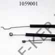 Kép 1/3 - Fűtéscsap bowden garnitúra Lada 2105-s 3db-os