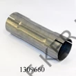 Kép 2/2 - Kipufogótoldó közbetétcső 200x60mm, két végén bővített