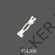 Kép 3/3 - Patent díszléc végzáró fehér