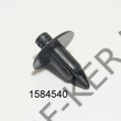 Kép 1/2 - Kárpitpatent Suzuki Nissan fekete 7mm 187502
