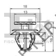 Kép 2/2 - Kárpitpatent Peugeot 206, 307, Citroen C3, C5