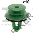 Kép 2/3 - Patent kárpit Skoda Fabia, Octavia zöld 6Y0867260 8x13mm Volvo