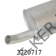 Kép 3/3 - Kipufogó hátsó Opel Astra F kombi! F07.017 F07.057 M185-009