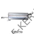 Kép 1/3 - Kipufogó hátsó Opel Astra F Kombi kampós felfogatású F07.50  M185-321  =M185-415 F07.053