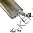 Kép 3/3 - Kipufogó hátsó Opel Astra F Kombi kampós felfogatású F07.50  M185-321  =M185-415 F07.053