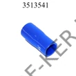 Kép 2/3 - Tuningcső szűkítő kék 35-41mm 102mm szilikoncső H024980