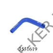 Kép 2/2 - Tuningcső könyök 16-19mm 150mm, szilikonos H016220 RD-ZRE90-19-16, AD901916