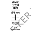 Kép 2/2 - Drótkefe fúrógéphez 20mm csőkefe YT-47695