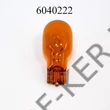 Kép 2/2 - Izzó 12V 16W SÁRGA foglalat nélküli üveg W16WY