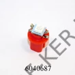 Kép 1/3 - Izzó LED 12V műszerfalvilágításhoz foglalatos piros 1SMD ALT.2-B8.5/1SMD