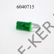 Kép 1/2 - Izzó LED 12V T10 zöld lapos DB-os (5W)