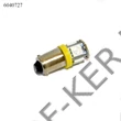 Kép 2/2 - Izzó LED 12V 4W sárga DB-os BA9S