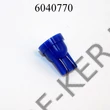 Kép 2/3 - Izzó LED 12V T10 4SMD kék, lapos (W2.1x9.5d), védelemmel