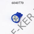 Kép 3/3 - Izzó LED 12V T10 4SMD kék, lapos (W2.1x9.5d), védelemmel