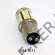 Kép 2/2 - Izzó LED 12V BA15D 21/5W fehér 13SMD led 1157-54SMD /CSERESZNYE FOGL./