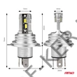 Kép 1/3 - Izzó LED 12V H4 mini 50W PÁR! H4/H19  CANBUS 2225lm 6500K