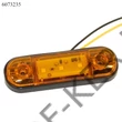 Kép 2/3 - Szélességjelző LED-es sárga AE-113512B/Y 12-24V  lapos 84x24x12mm, lyt.59mm