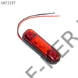 Kép 1/3 - Szélességjelző LED-es piros AE-113512B/R 12-24V  lapos 84x24x12mm, lyt.59mm