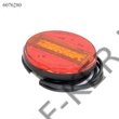 Kép 3/3 - Utánfutó lámpatest LED-es kerek 744-W95 Avia E-jeles