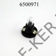 Kép 1/2 - Izzó 12V 1.2W foglalattal ,  műszerfal fekete kis talpas ELBX971 T-1/4NW  talpán érintkezős ELBX551