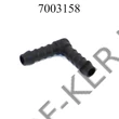 Kép 2/2 - Csőtoldó L-alakú műa. 8mm-es 200723