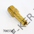 Kép 2/3 - Csőtoldó vegyes, menetes csatlakozóval /hollander/ (pl. 8mm-1/2" KB)