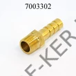 Kép 3/3 - Csőtoldó vegyes, menetes csatlakozóval /hollander/ (pl. 8mm-1/2" KB)