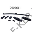 Kép 2/3 - Ablaktörlő lapát hátsó 28cm 11" Uuniverzális 8 adapteres