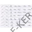 Kép 3/3 - Ablaktörlő lapát hátsó 40cm 16" UNI 8 adapteres 39-0605