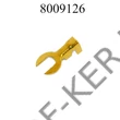 Kép 2/2 - Kábelsaru kerek 6mm sárgaréz kábelvég villás SKN6C