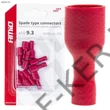 Kép 1/3 - Kábelsaru csúszó 6.3mm mama 10db-s, szigetelt, sima FDFD1.25-250 10A