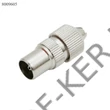 Kép 2/2 - Antenna koaxkábel dugó fém egyenes  05000