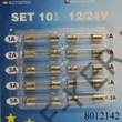 Kép 2/2 - Biztosíték üveg 10db-os vegyes 20mm-s