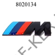 Kép 1/2 - Felirat króm BMW "M POWER" LOGO, fekete, öntapadós