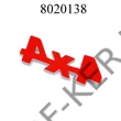 Kép 2/2 - Felirat króm "4X4" LOGO öntapadós