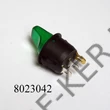 Kép 2/3 - Kapcsoló nyeles kerek zöld 250V 6A 20mm-es lyukba