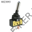 Kép 2/3 - Kapcsoló nyeles szögletes LED-s kék 20A 09058KE kör10mm