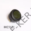 Kép 1/2 - Nyomógomb kerek fekete 10A indító 22mm