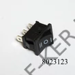 Kép 1/2 - Kapcsoló billenő szögl. kicsi fekete 3állású 250V 6A 09084 BC-0205