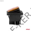 Kép 3/3 - Kapcsoló billenő szögletes sárga 2 állású 2áramkörös 12V/24V 20A vízhatlan 31x22mm 03091 BU14