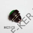 Kép 2/3 - Nyomógomb kerek zöld kicsi záró nem kapcsoló! 250V 3A 12mm