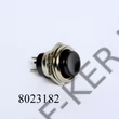 Kép 1/2 - Nyomógomb kerek fém fekete 2A 13mm záró 250V