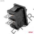 Kapcsoló billenő szögl. kicsi 2állású 2k.-s 12V 20A BU05 12x19mm 03082