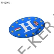 Kép 1/2 - Matrica H-betű euros külsős 30H001 12x8cm