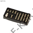 Kép 2/3 - Bitfej készlet spline 12lapú 11db-s M5-M12 YT-0415