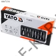 Kép 3/3 - Bitfej készlet spline 12lapú 11db-s M5-M12 YT-0415