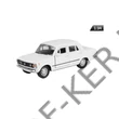 Kép 1/3 - Modell autó/makett/ Fiat 125P PRL fehér CMA884F125B