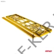 Kép 2/3 - Rendszámkeret GOLD DB-s alsó leces  03179