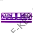 Kép 1/3 - Rendszámkeret lila (violet) DB-s  alsó leces 03172