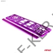 Kép 2/3 - Rendszámkeret lila (violet) DB-s  alsó leces 03172